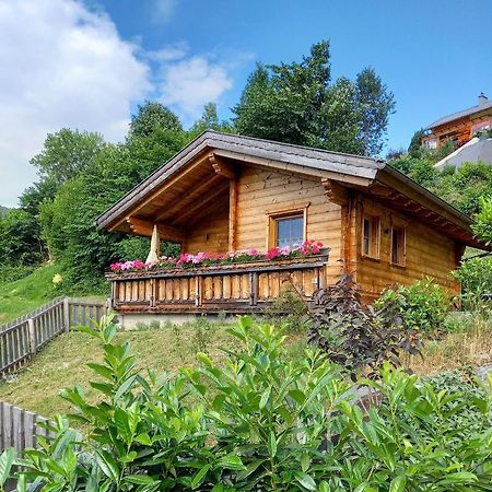 Das Paradieschen Edlitz - Stilvolles Blockhaus Mit Kamin Εξωτερικό φωτογραφία