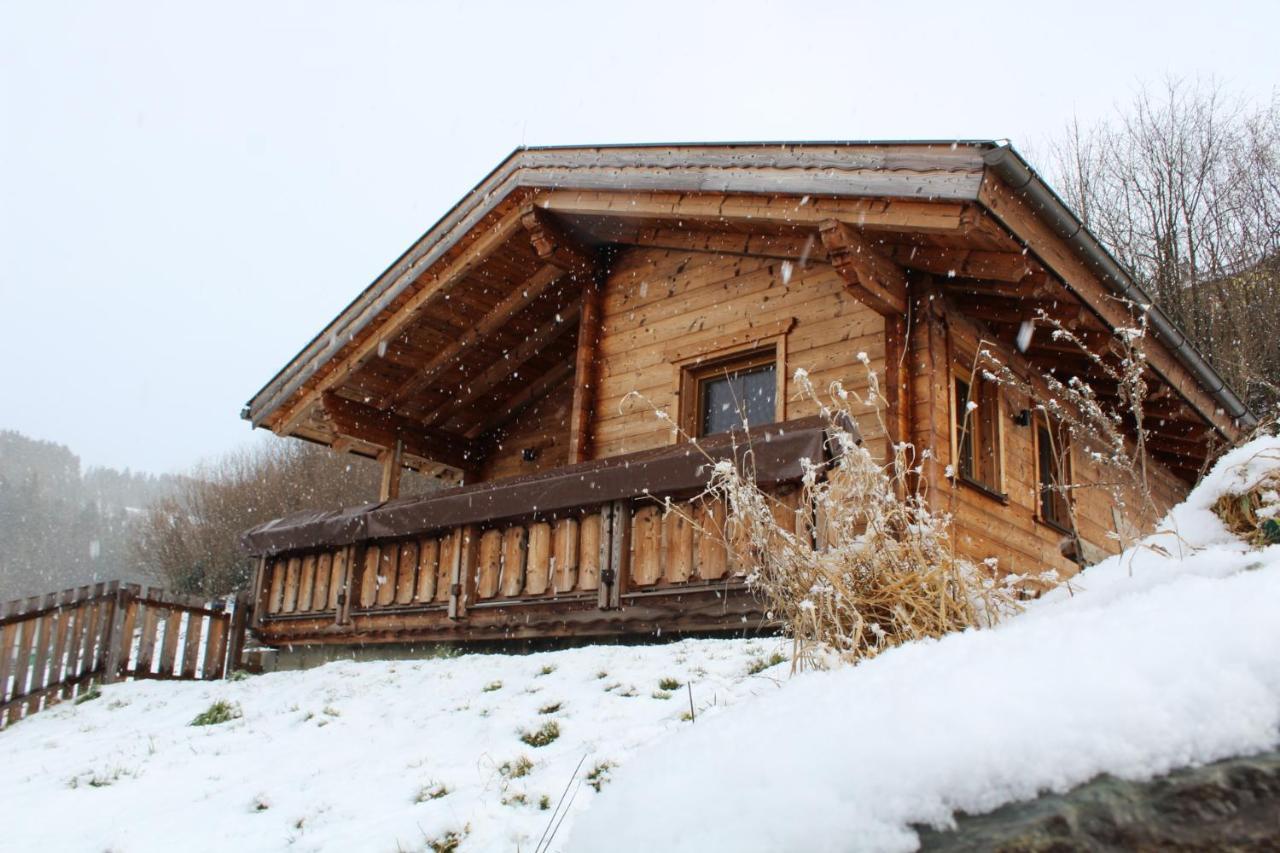 Das Paradieschen Edlitz - Stilvolles Blockhaus Mit Kamin Εξωτερικό φωτογραφία